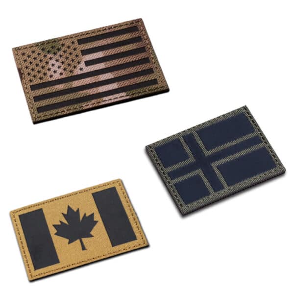 IR Flag Patch, 3 Pack